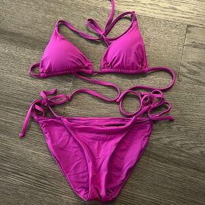 Purple bikini